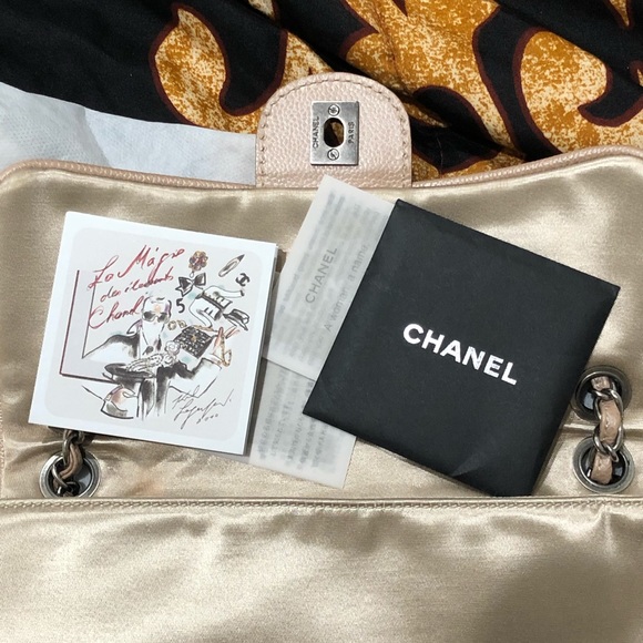 🤍Chanel classic satin single flaps 🤍 - Picture 9 of 14